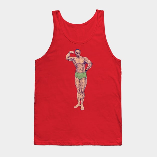 Worlds Strongest Man Tank Top by James Edward Clark